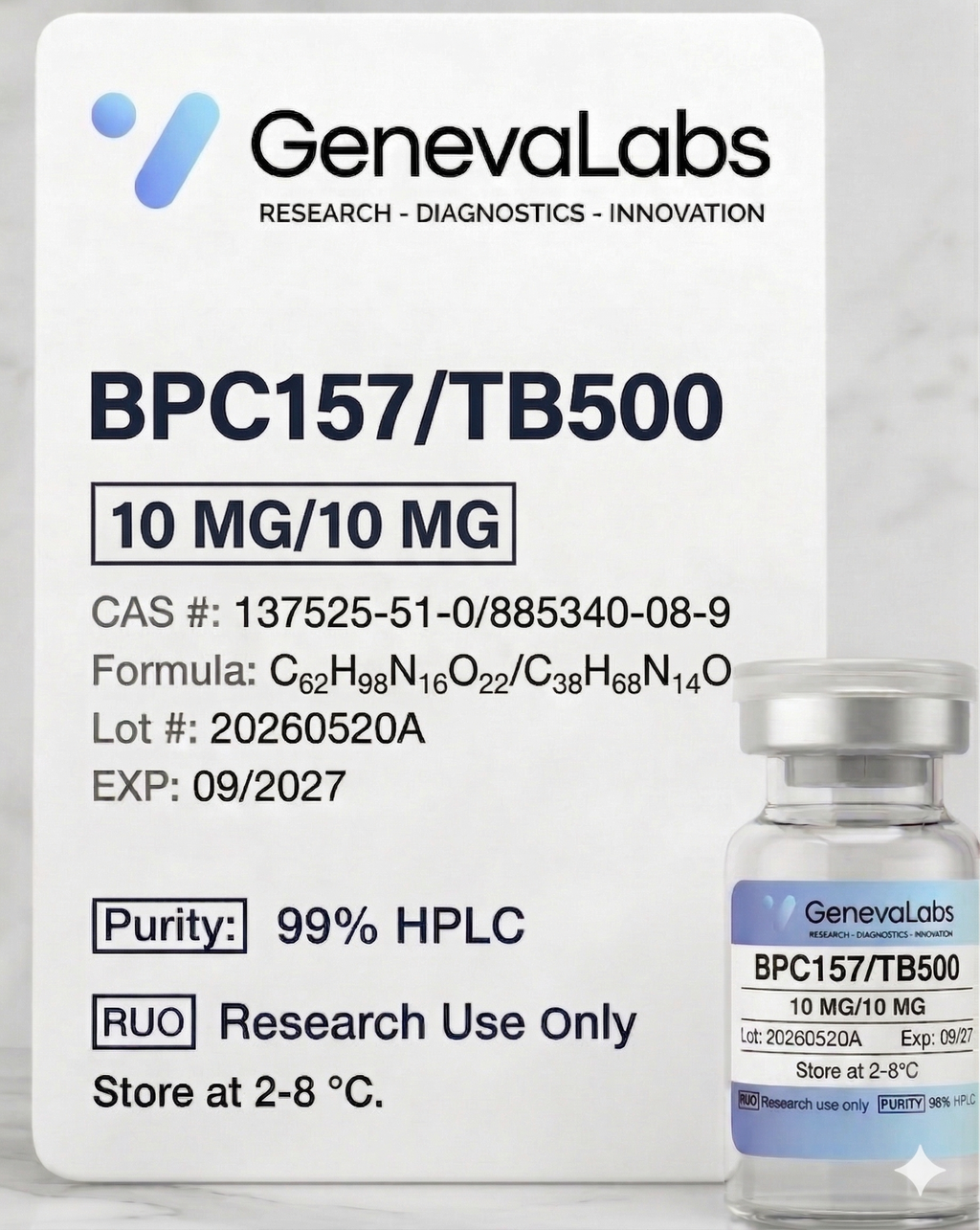 BPC157/TB500 10MG/10MG