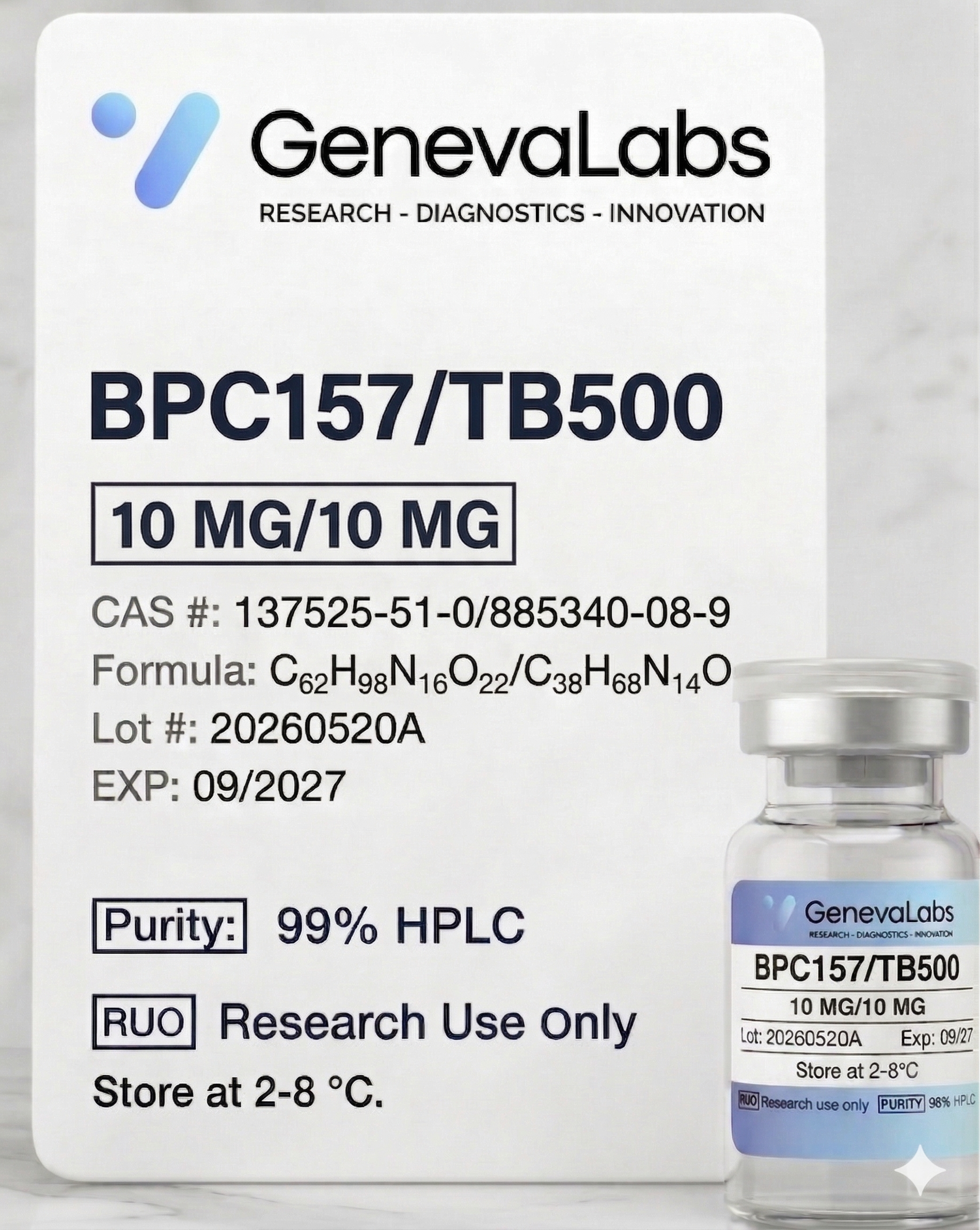 BPC157/TB500 10MG/10MG