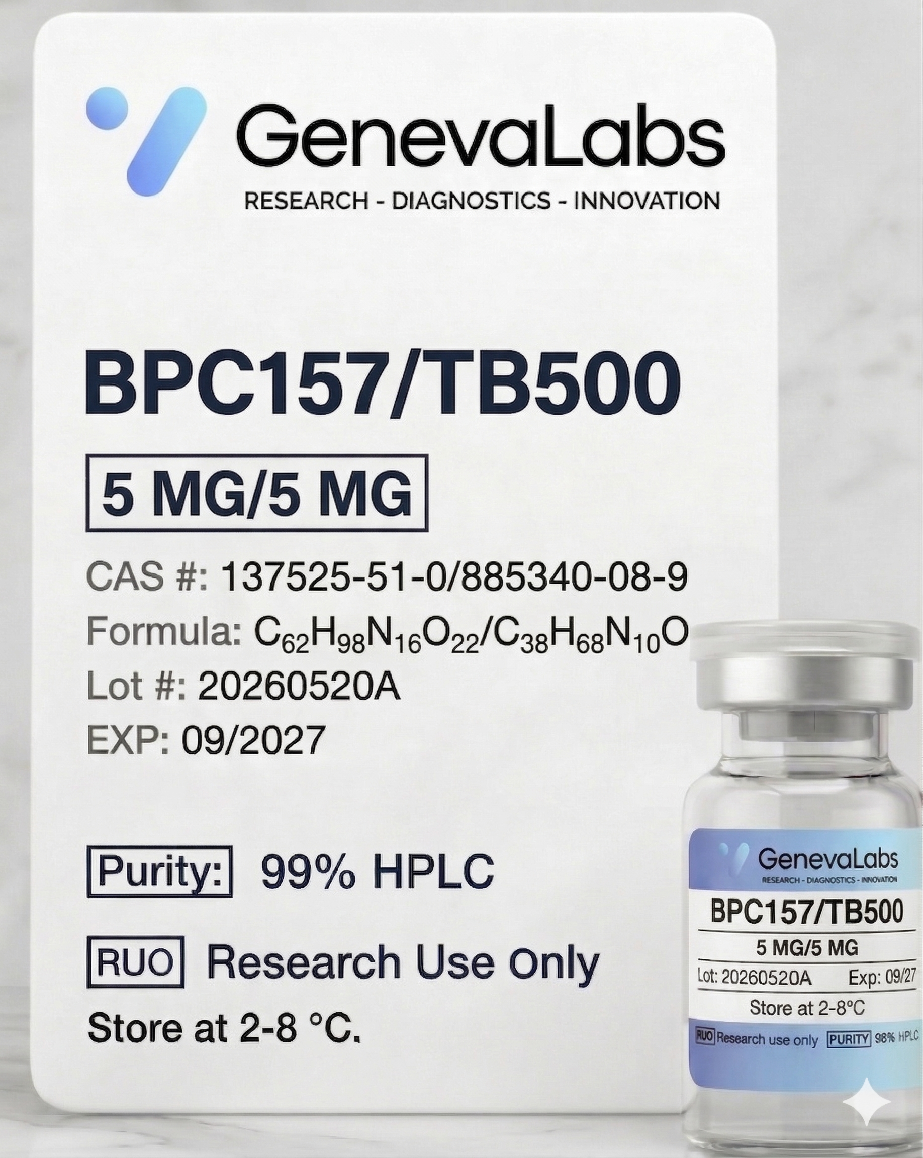 BPC157/TB500 5MG/5MG